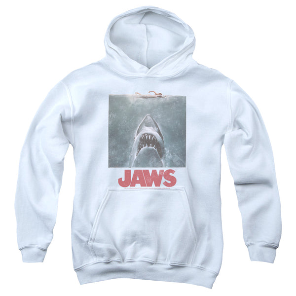 Jaws - Distressed Jaws Youth Hooded Sweatshirt