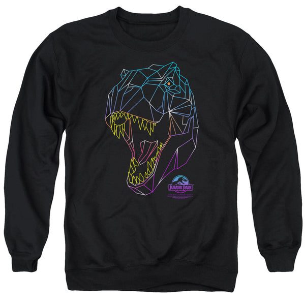 Jurassic Park - Neon T Rex Adult Crewneck Sweatshirt