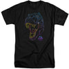 Jurassic Park - Neon T Rex Adult Tall Fit Short Sleeve