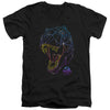 Jurassic Park - Neon T Rex Adult Slim Fit V Neck Cotton