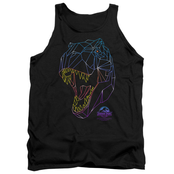 Jurassic Park - Neon T Rex Adult Tank Top