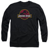Jurassic Park - 8 Bit Logo Adult Long Sleeve