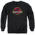 Jurassic Park - 8 Bit Logo Adult Crewneck Sweatshirt