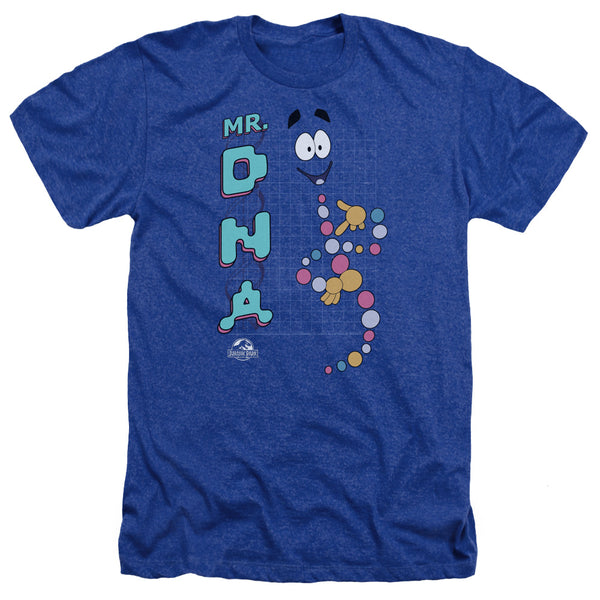 Jurassic Park - Mr Dna Adult Regular Fit Heather Short Sleeve