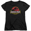 Jurassic Park - 25Th Anniversary Logo Women's Short Sleeve