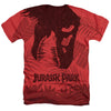 Jurassic Park - Fossil Adult Regular Fit Heather Short Sleeve