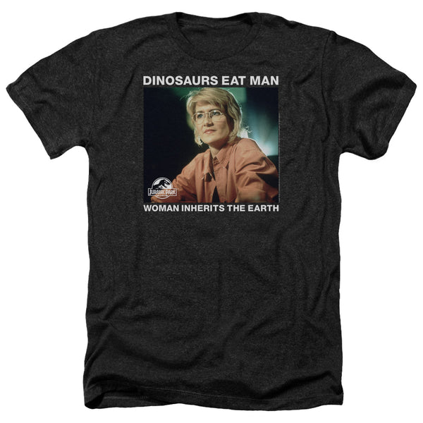 Jurassic Park - Inherit Adult Regular Fit Heather Short Sleeve