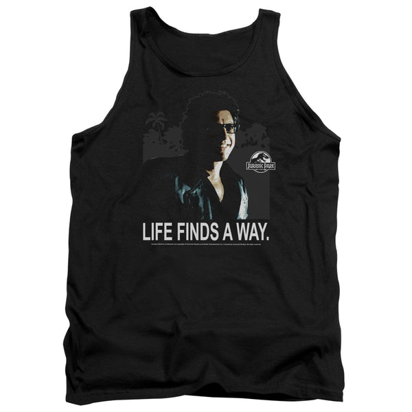 Jurassic Park - Life Finds A Way Adult Tank Top