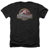 Jurassic Park - Logo Adult Regular Fit Heather Short Sleeve