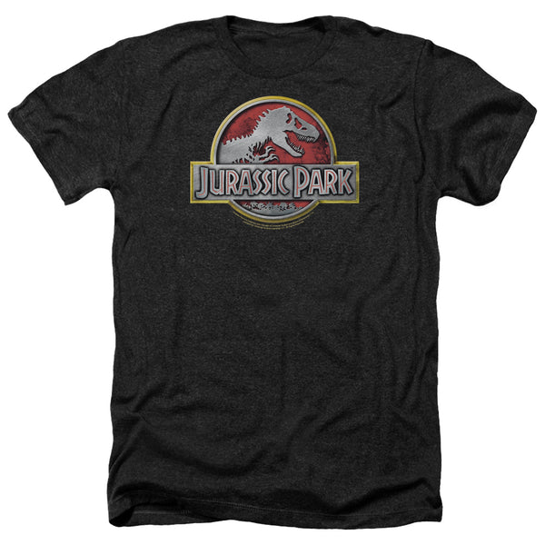 Jurassic Park - Logo Adult Regular Fit Heather Short Sleeve