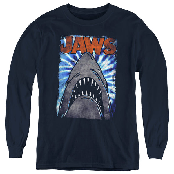 Jaws - Ocean Tie Dye L - S Youth