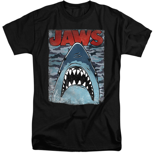 Jaws - Camo Jaws Adult Tall Fit Short Sleeve