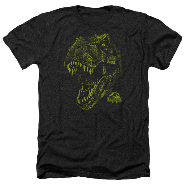 Jurassic Park - Rex Mount Adult Regular Fit Heather Short Sleeve