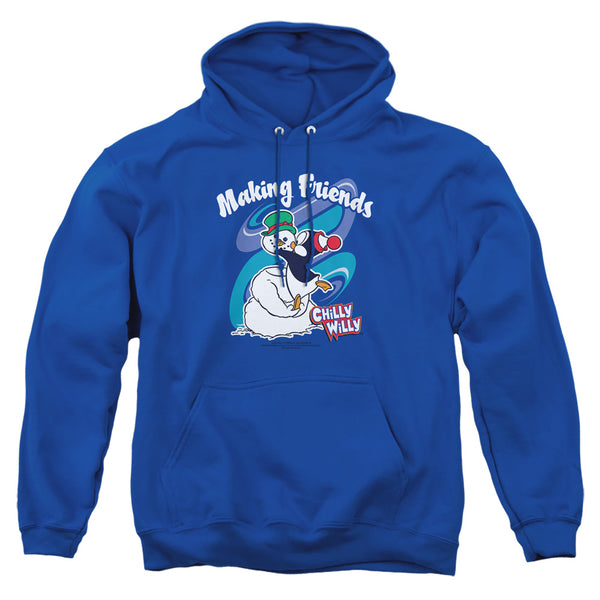 Chilly Willy - Making Friends Adult Pullover Hoodie