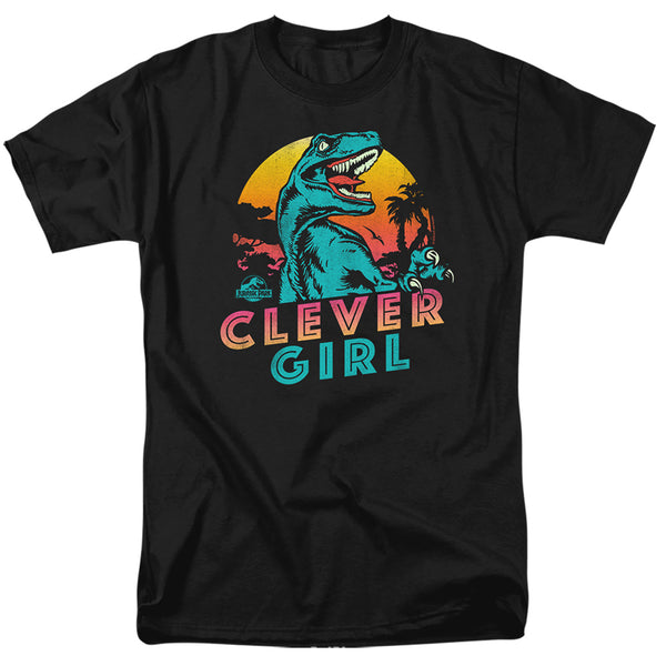 Jurassic Park - Colorful Clever Girl Adult Regular Fit Short Sleeve