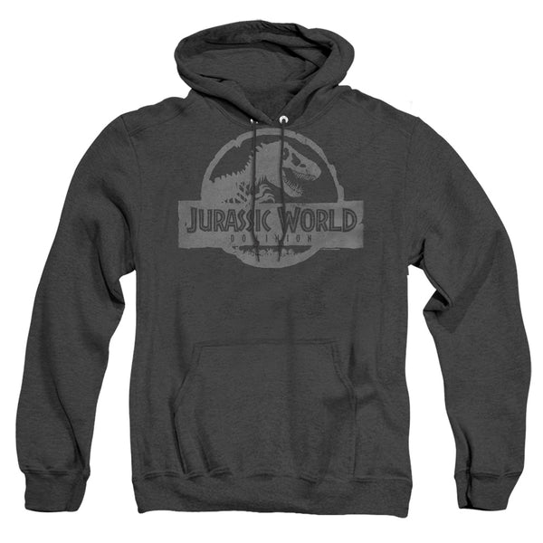 Jurassic World - Dominion Vintage Logo Adult Heather Hoodie