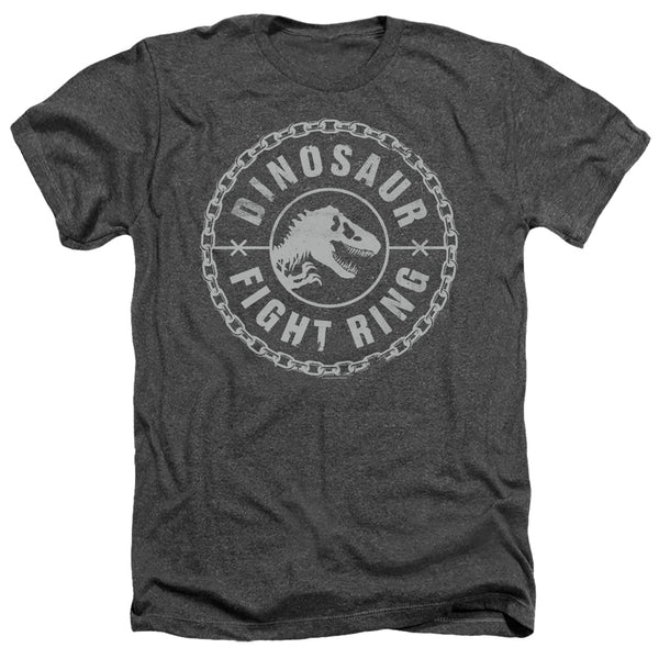 Jurassic World - Dino Fight Ring Adult Regular Fit Heather Short Sleeve