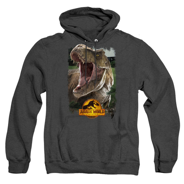 Jurassic World - Rex Beauty Shot Adult Heather Hoodie
