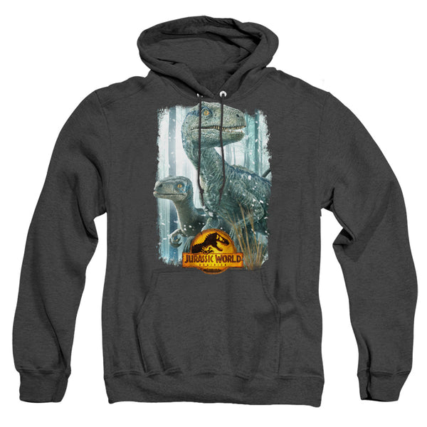 Jurassic World - Blue Beauty Shot Adult Heather Hoodie