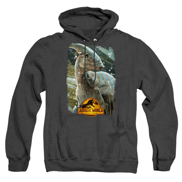 Jurassic World - Parasaurolophus Beauty Shot Adult Heather Hoodie