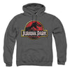 Jurassic Park - Stone Logo Adult Pullover Hoodie