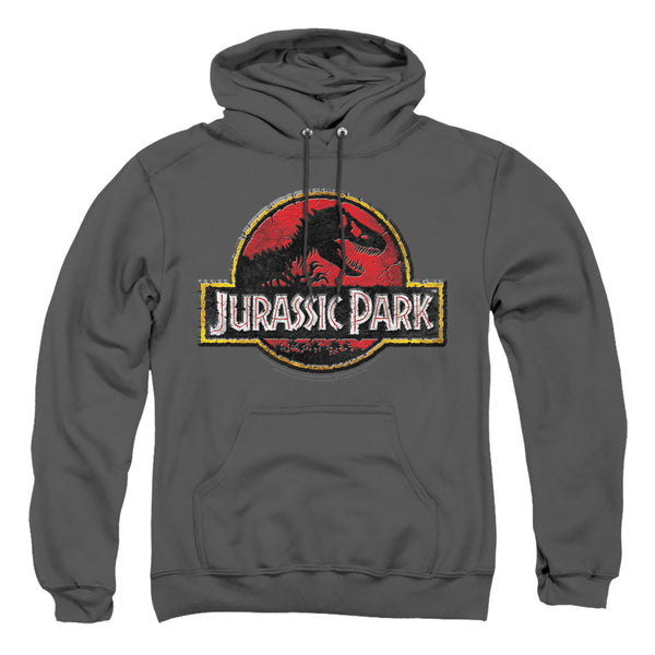 Jurassic Park - Stone Logo Adult Pullover Hoodie