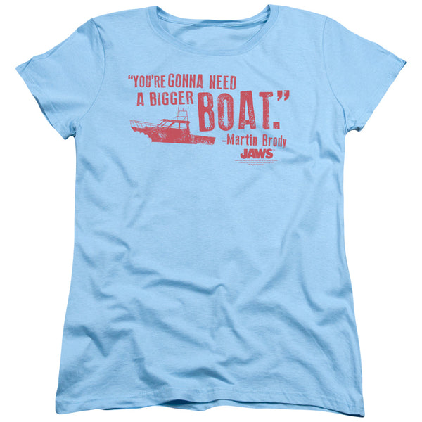 Jaws - Bigger Boat Women's Short Sleeve