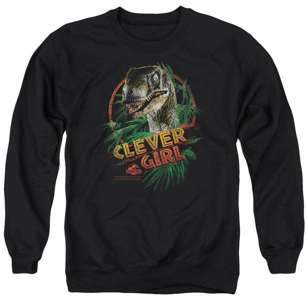 Jurassic Park - Clever Girl Adult Crewneck Sweatshirt
