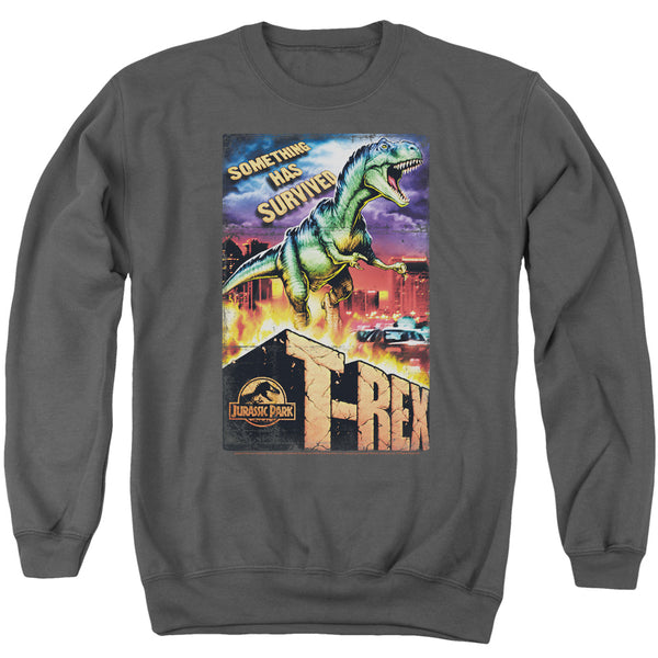 Jurassic Park - Rex In The City Adult Crewneck Sweatshirt