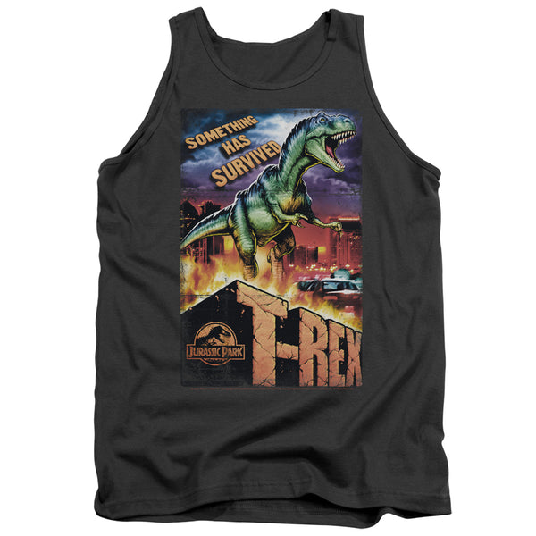 Jurassic Park - Rex In The City Adult Tank Top