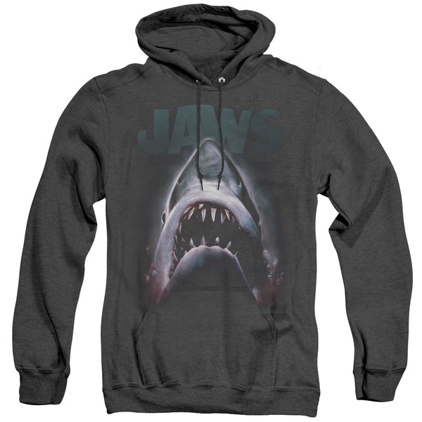 Jaws - Terror In The Deep Adult Heather Hoodie