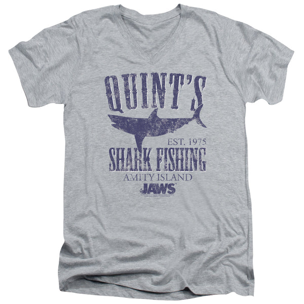 Jaws - Quints Adult Slim Fit V Neck Cotton
