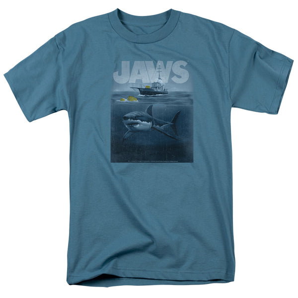 Jaws - Silhouette Adult Regular Fit Short Sleeve