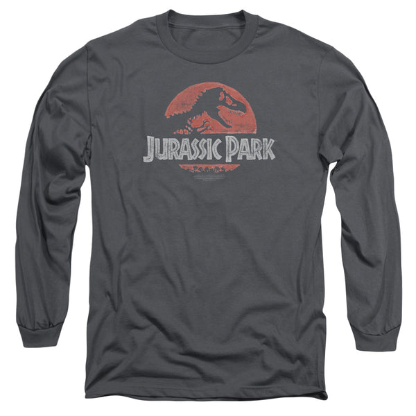 Jurassic Park - Faded Logo Adult Long Sleeve