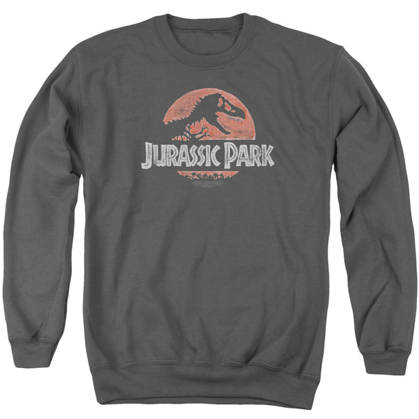 Jurassic Park - Faded Logo Adult Crewneck Sweatshirt