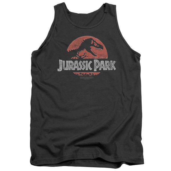 Jurassic Park - Faded Logo Adult Tank Top
