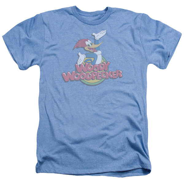 Woody Woodpecker - Retro Fade Adult Regular Fit Heather Short Sleeve