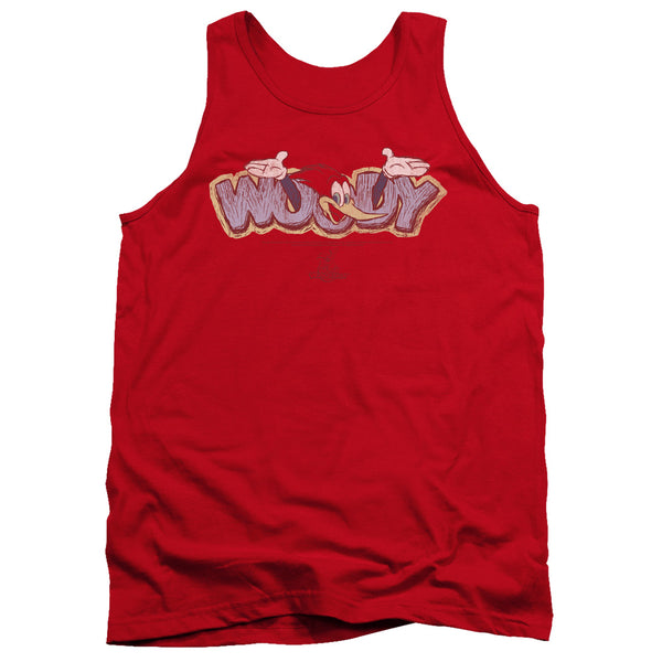 Woody Woodpecker - Sketchy Bird Adult Tank Top