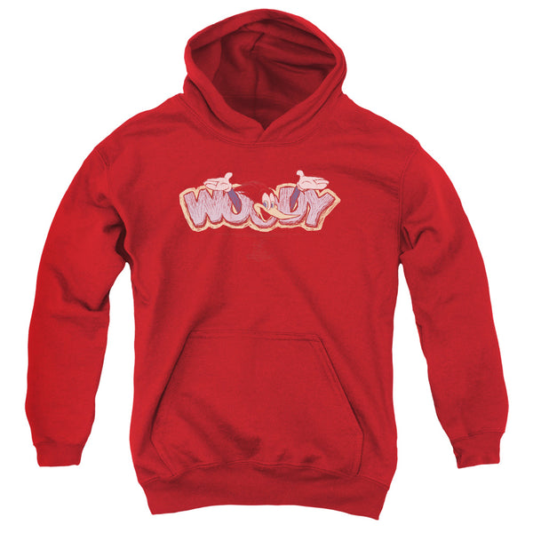Woody Woodpecker - Sketchy Bird Youth Hooded Sweatshirt