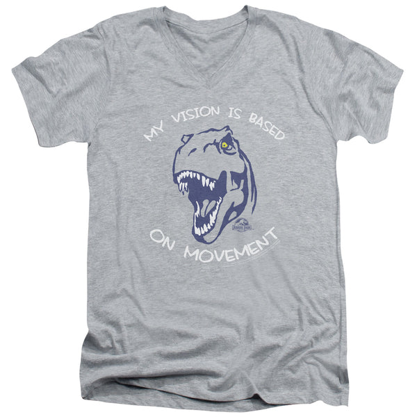 Jurassic Park - My Vision Adult Slim Fit V Neck Cotton