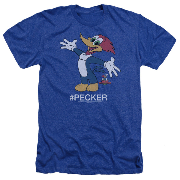 Woody Woodpecker - Hashtag Woody Adult Regular Fit Heather Short Sleeve