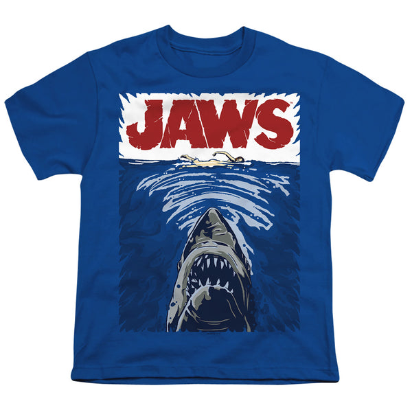 Jaws - Graphic Poster Youth Short Sleeve