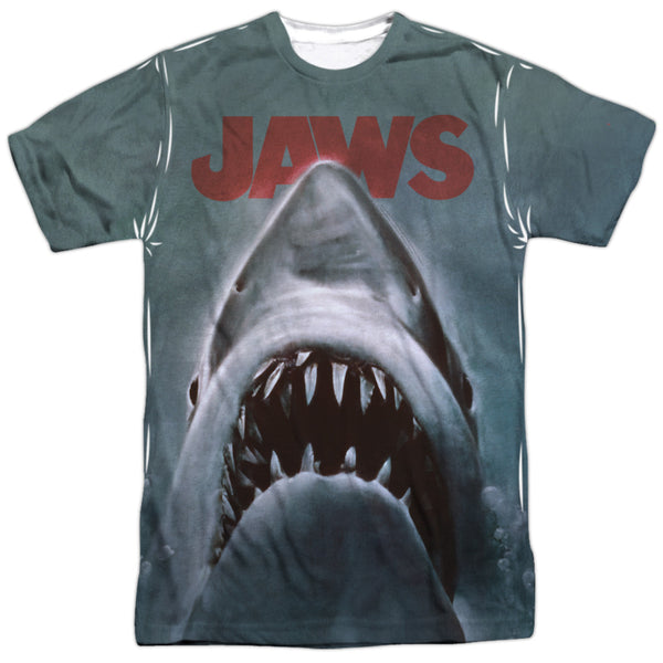 Jaws - Poster Adult Regular Fit Short Sleeve 100% Poly