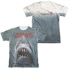 Jaws - Poster Adult Regular Fit Short Sleeve 65 - 35 Poly - Cotton