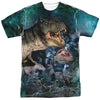Jurassic Park - Dinos Gather Adult Regular Fit Short Sleeve 100% Poly