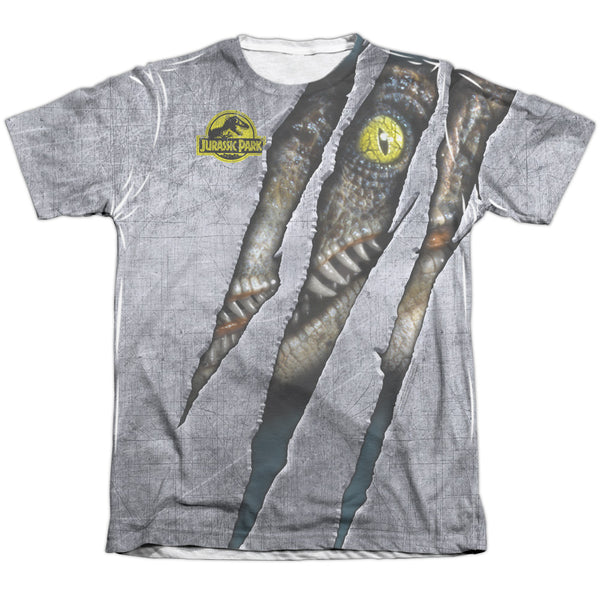 Jurassic Park - Live Raptro Adult Regular Fit Short Sleeve 65 - 35 Poly - Cotton