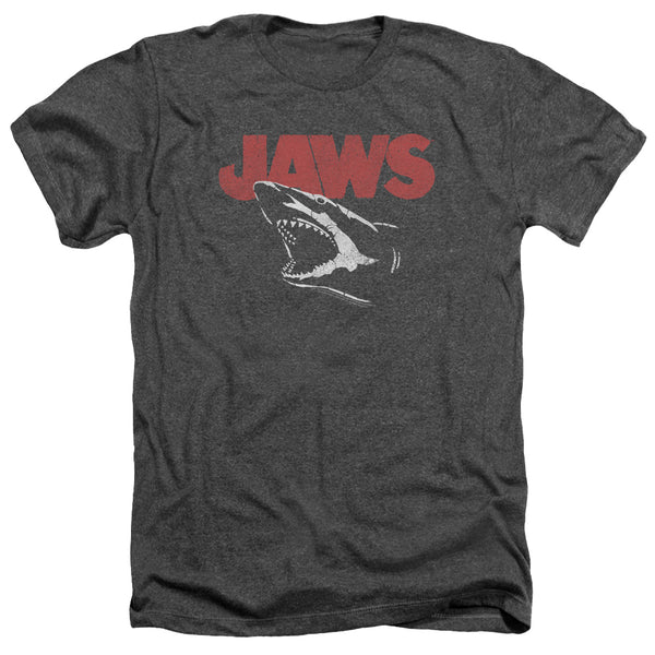 Jaws - Cracked Jaw Adult Regular Fit Heather Short Sleeve
