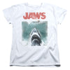 Jaws - Vintage Poster Women's Short Sleeve