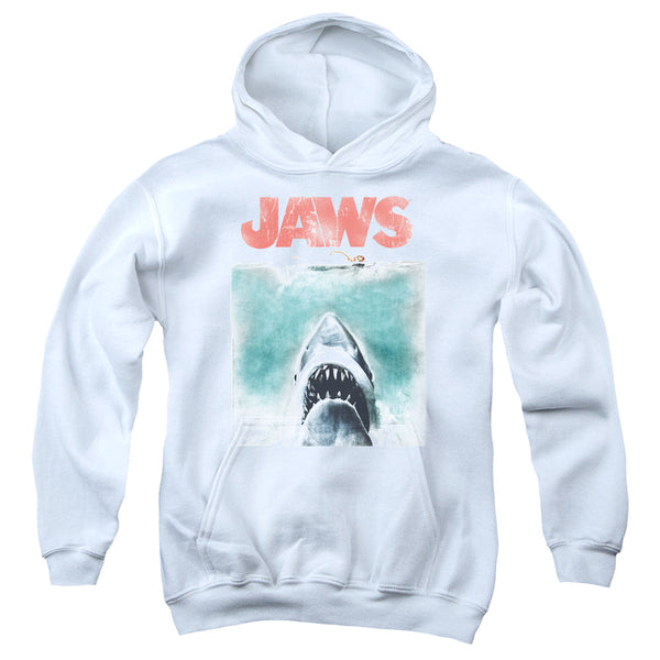 Jaws - Vintage Poster Youth Hooded Sweatshirt