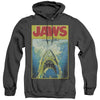 Jaws - Bright Jaws Adult Heather Hoodie